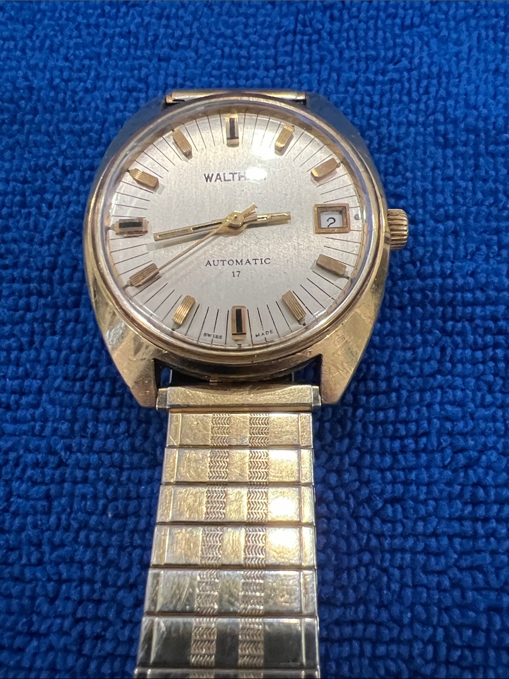 Waltham Gold-Tone Automatic Watch